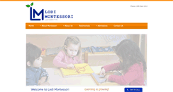 Desktop Screenshot of lodimontessori.com